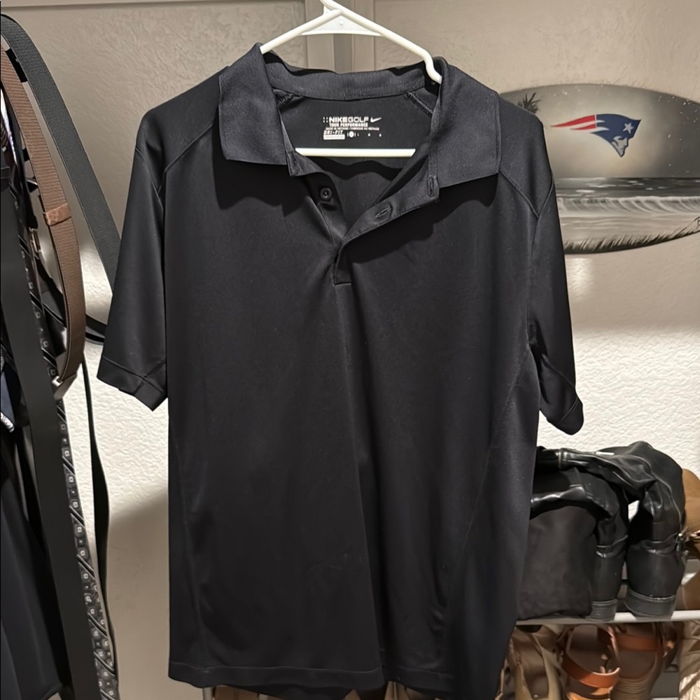 Nike Men's Black Polo Shirt